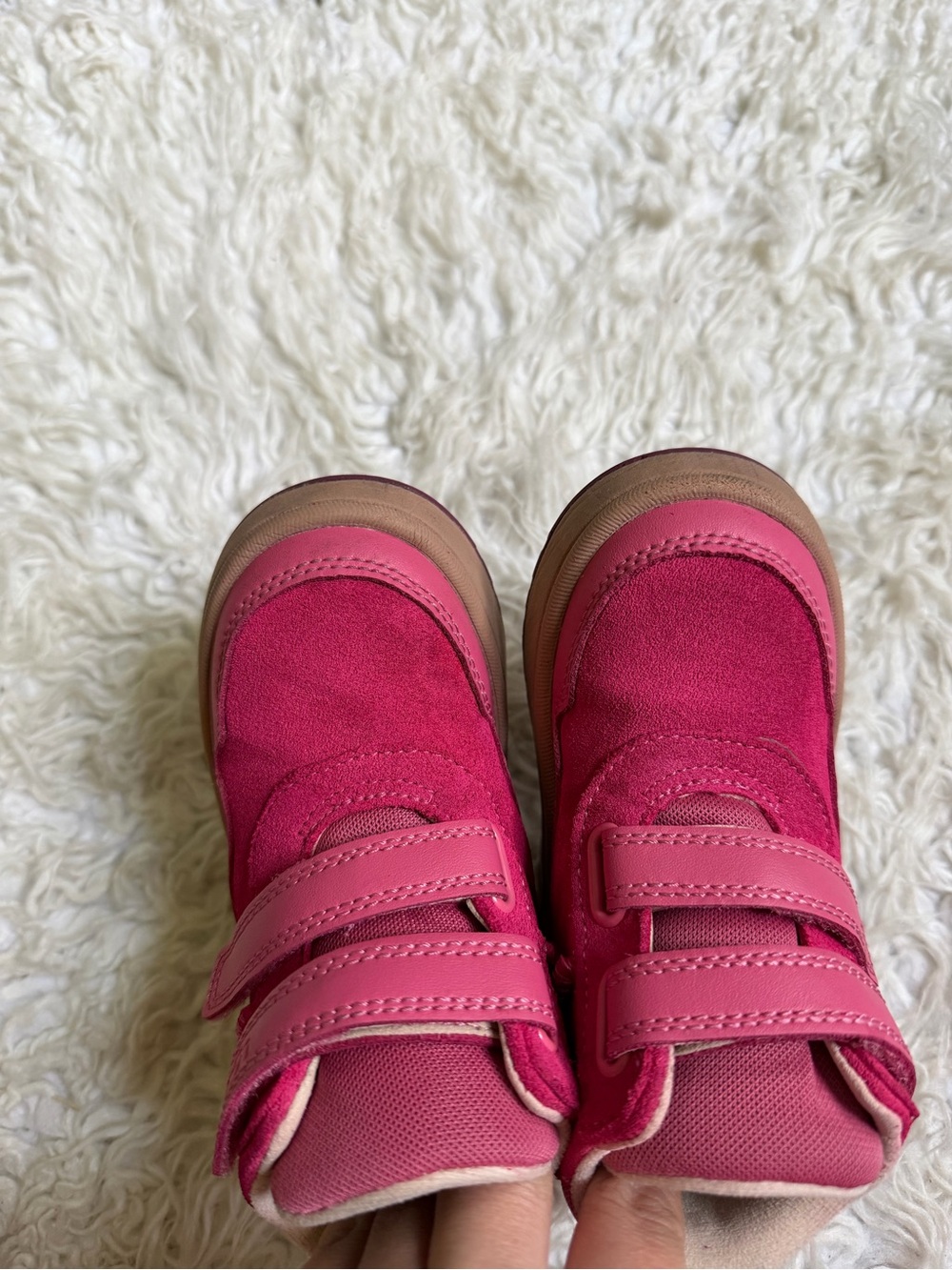 Kids Pink Ugg High-Top Boots - Picture 7 of 8